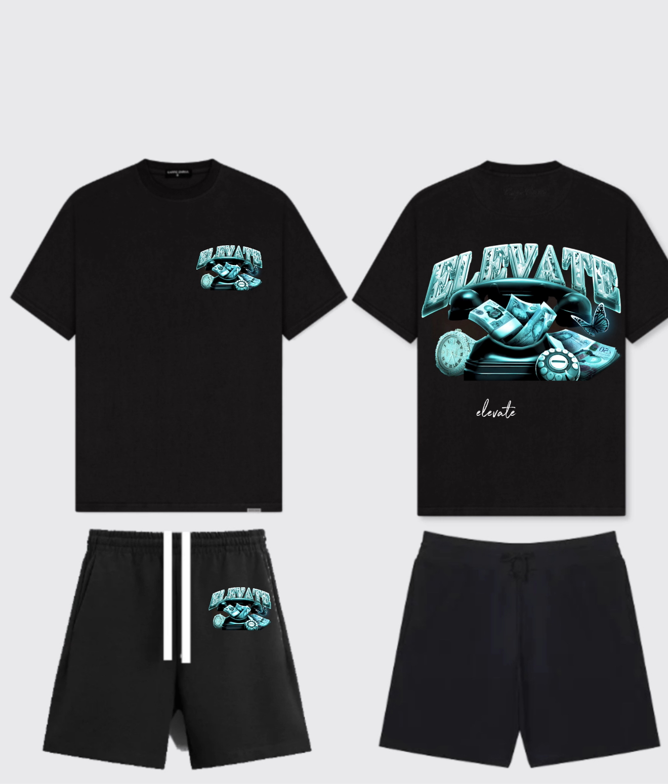 NEW elevate “telephone” black set (pre order)