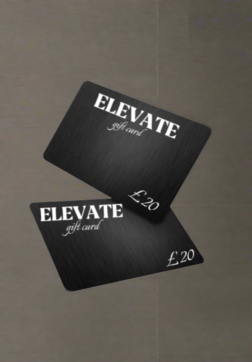elevate “gift card” black card