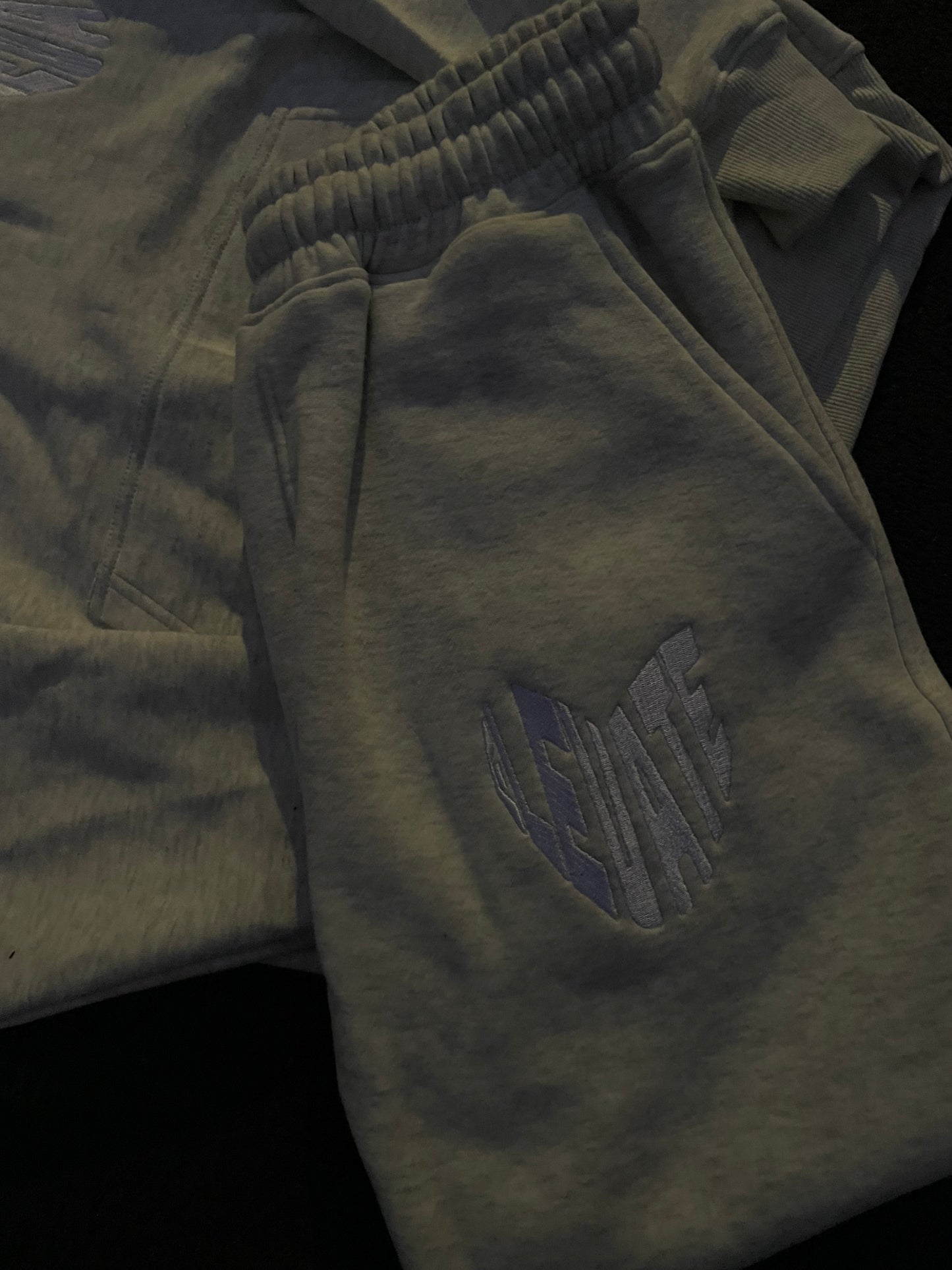 elevate “hearts” grey tracksuit