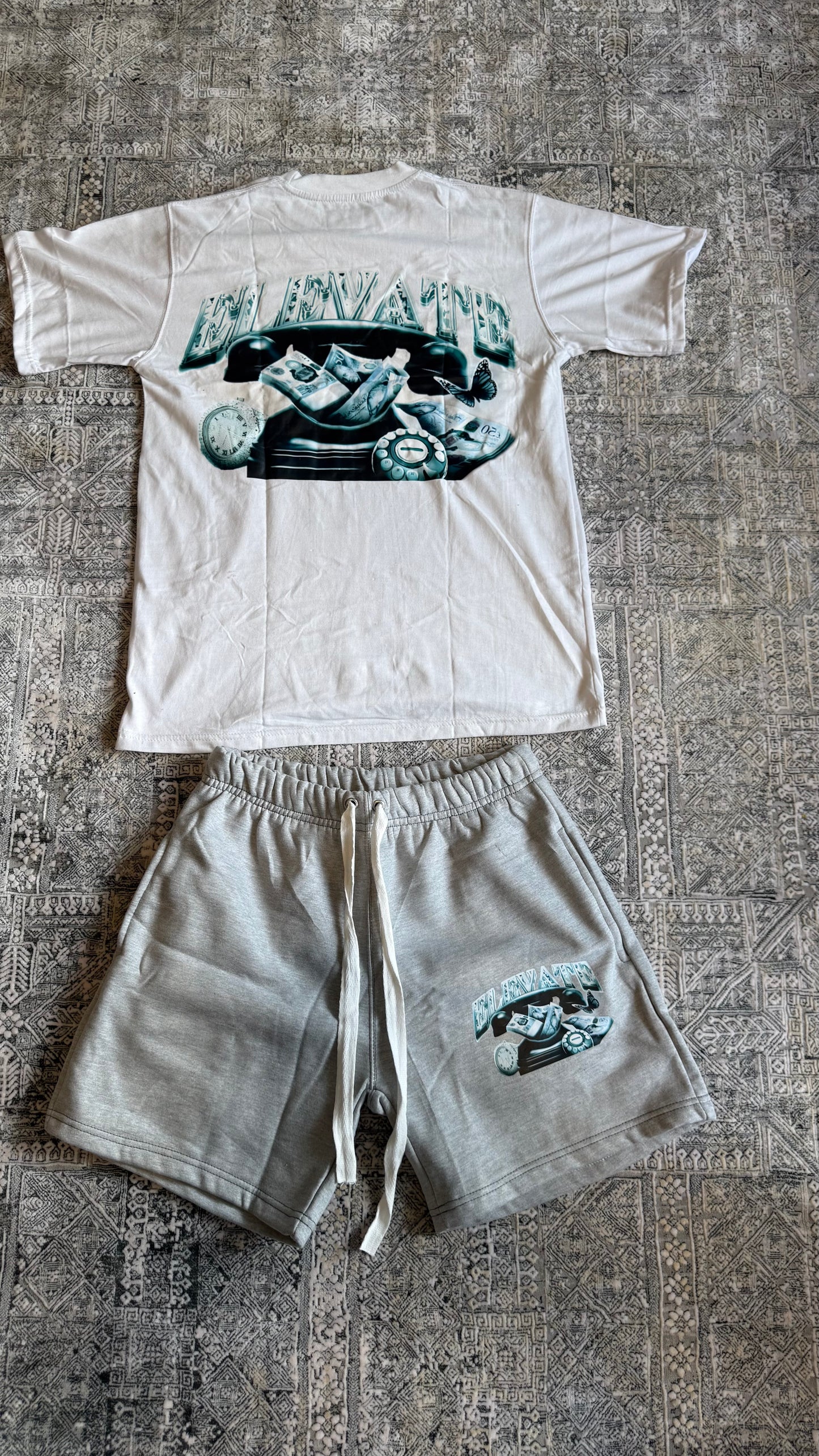 NEW elevate “telephone” grey set