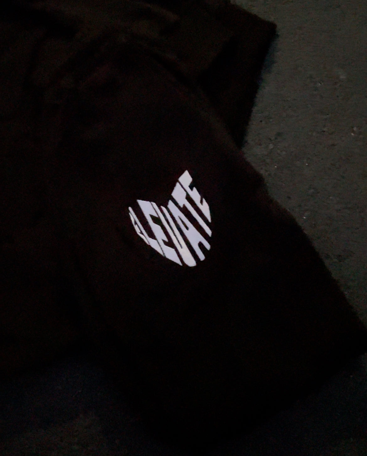 elevate “hearts” black tracksuit