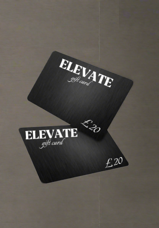 elevate “gift card” black card