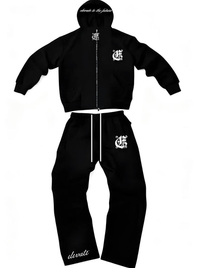 NEW elevate “dead winter” black tracksuit collection (pre order)